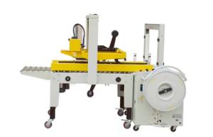 Wholesale 15cartons min Automatic Case Sealing Machine Carton Box Strapping Machine from china suppliers