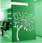 Contemporary Cool Large Flower Tree Wall Stickers LY-021