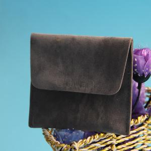 Wholesale Custom Printed Velvet Snap Button Jewelry Envelope Pouches from china suppliers