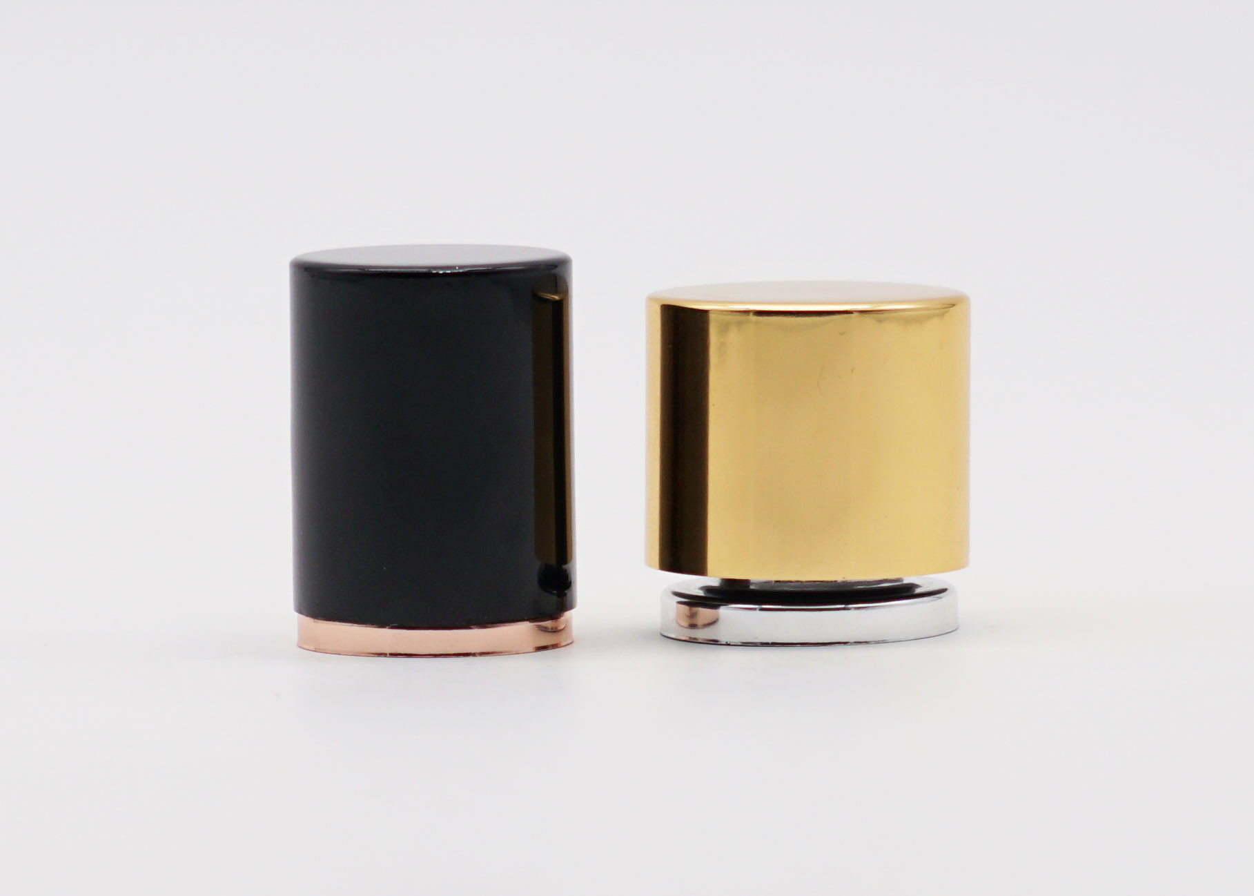 FEA15 Smooth Ribber Aluminium Perfume Bottle Caps rust proof
