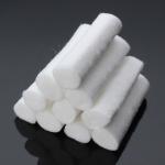 Hygienic Dental Gauze Rolls Skin Friendly Cylinder Shape Avoid Losing Threads