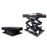 Transverse Electric Double Scissor Lift Table 2.5 Ton With PVC Wrinkled Skirt
