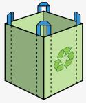 China supplier PP woven bulk big ton bag / jumbo bag for packing stone, fish
