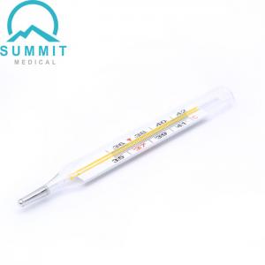 Hospital Oral Armpit Glass Thermometers Clinical Mercury Thermometers Medium Size