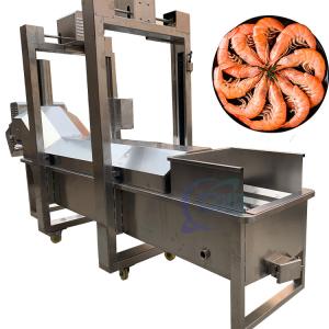 Wholesale Aquatic lobster cooking and cleaning line Industrial shrimp and lobster cleaning machine Shrimp steam blanching machine from china suppliers