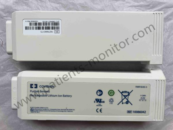 10086042 71MR1865-3 Rechargeable Lithium Ion Battery For Covidien Puritan