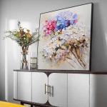 Hand Painted Landscape Oil Painting Simple Texture Art Hanging Painting