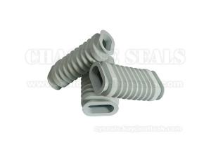 Wholesale 10.5 Mpa EPDM Flexible Rubber Bellows Air Aging Resistance Insulating Silver Grey from china suppliers