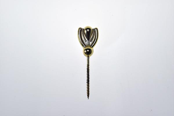 Gold Surface Coffins And Caskets Accessories , Coffin Ornaments Screws Small