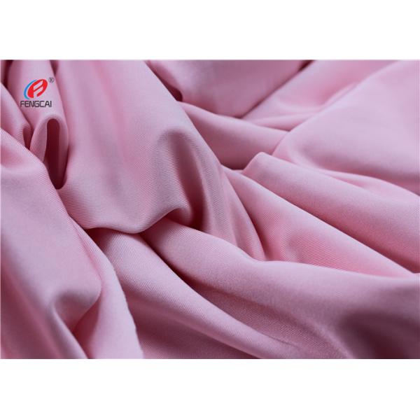 Dry Fit Solid Color Nylon Lycra Spandex Fabric , Lycra Swimwear Fabric