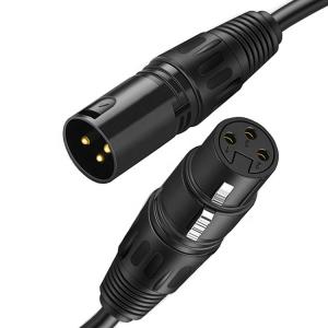 Wholesale OEM Hifi Microfono Microphone 3 PIN Connector XLR Audio Jack Male To XLR Female DMX Cable from china suppliers