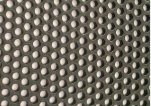 Wholesale Black Metal Mesh Sheet , Round Hole 2.0 Mm Aluminum Punched Aluminum Sheet from china suppliers