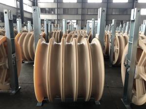 Wholesale 400KV Transmission Line Stringing 660mm Nylon Sheave Pulley from china suppliers