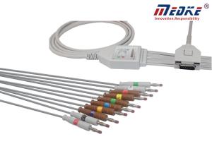 Wholesale Fukuda KP-500 IEC Fixed Banana 1.2m EKG Machine Cable from china suppliers