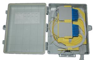 Wholesale 24 / 32 / 48 Cores Fiber Optic Terminal Box Plastic / Metal Material from china suppliers