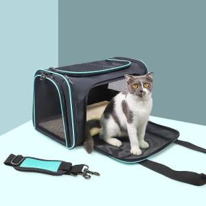 Wholesale Expandable Airline Approved Cat Bag Pet Cages Carrier For Travel from china suppliers
