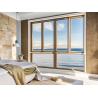 Buy cheap Modern Residential Aluminium Sliding Windows Waterproof Woodgrain Finish from wholesalers