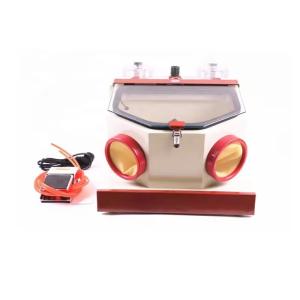 Wholesale Two Pen Dental Polishing Sanblaster Oral Cleaning Dental Sandblaster With Cabinet from china suppliers