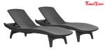 Comfortable Patio Furniture Chaise Lounge , Outdoor Furniture Pool Chaise Lounge
