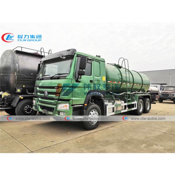 SINOTRUK Howo 6X4 18CBM Sewage Suction Tanker Truck