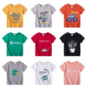 Wholesale Summer Children'S Short Sleeve Football Shirts Half Sleeved Top Boys OEM from china suppliers