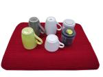Multifunctional Microfiber Dish Drying Mat For Kitchen Utensils