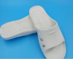 White Pvc Spu Cleanroom Anti Static Slippers DLX 9102B