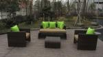 outdoor rattan sofa set
