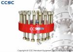 Forged Christmas Tree Valve Parts , Double Studded Adapter Flange API 6A