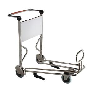 Wholesale Customized Stainless Steel Airport Luggage Trolley 250kgs Airport Baggage Cart from china suppliers