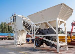 Wholesale Industrial Mobile Concrete Plant , Automatic Ready Mix Portable Cement Plant from china suppliers