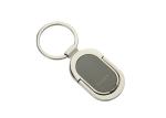 Personalized Ellipse Metal Keychain Holder Zinc Alloy Phone Holder Keyring