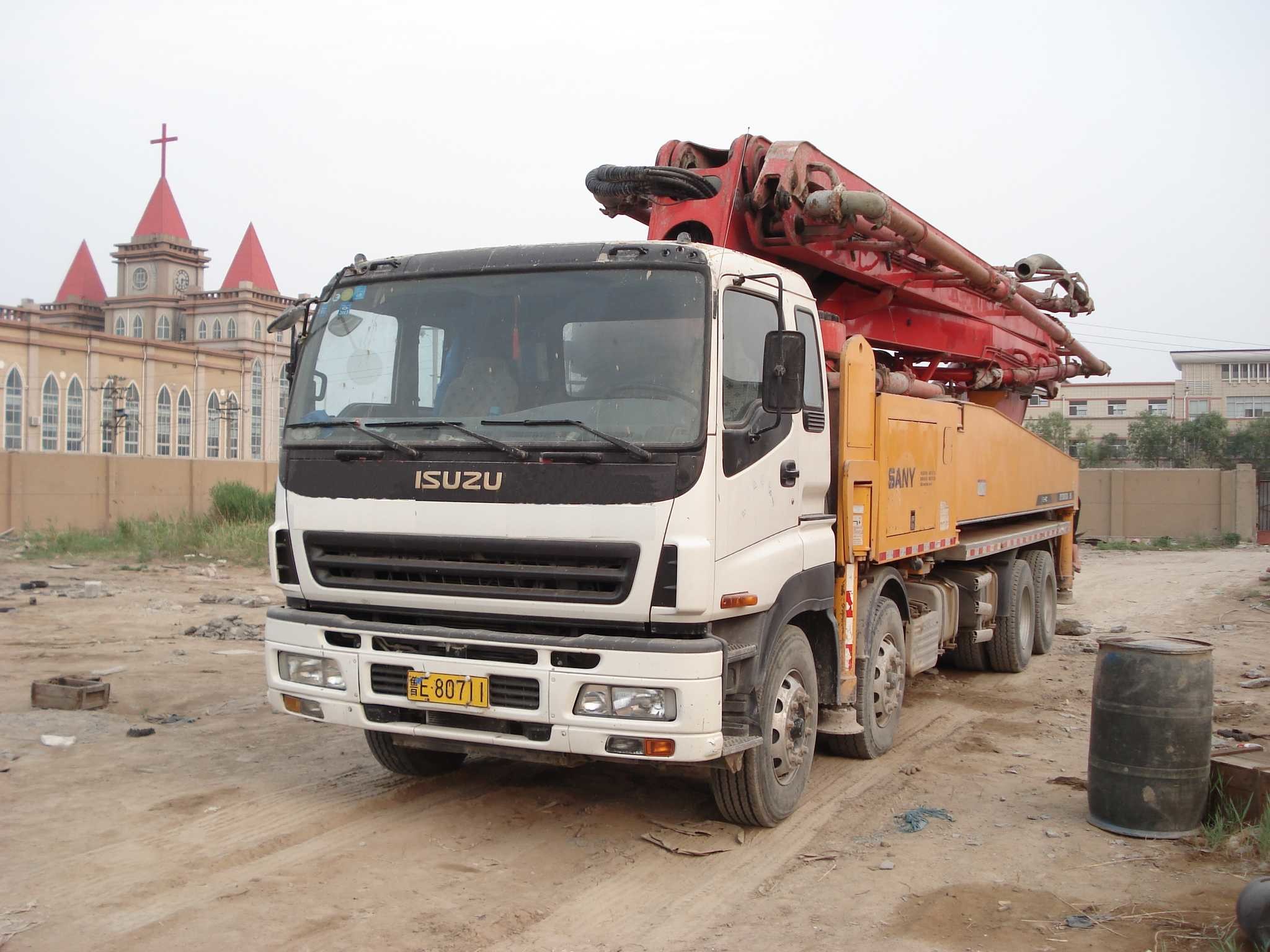 Auto - Pumping Technology Special Purpose Truck High Speed Concrete Pump Truck