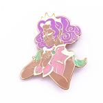Size Custom Metal Lapel Pins , Lovely Fish Lapel Pins For Collectible