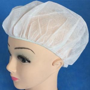 Wholesale Food Industry Disposable Head Cap , Medical Nurse Cap PP Non woven Materials from china suppliers