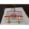 Buy cheap Colorful / Clear Plastic Hangers , Clothing Store Trouser Coat Hangers Non Slip from wholesalers