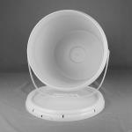 ISO9001 Standard 22 Liter Round Large Plastic Water Bucket With Lid