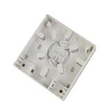 PVC Fiber Optic Cable Wall Plate , 4 Core FTTHTermination Box For Fiber Optic
