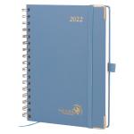 8.75''X 6.63'' Light Blue Planner Personalised 2 Page Per Week Agenda