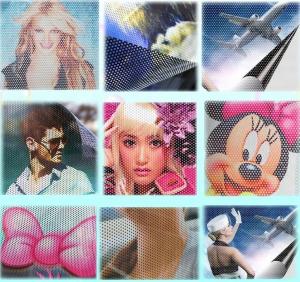 Wholesale Outdoor Printing Material Window Film One Way Vision from china suppliers