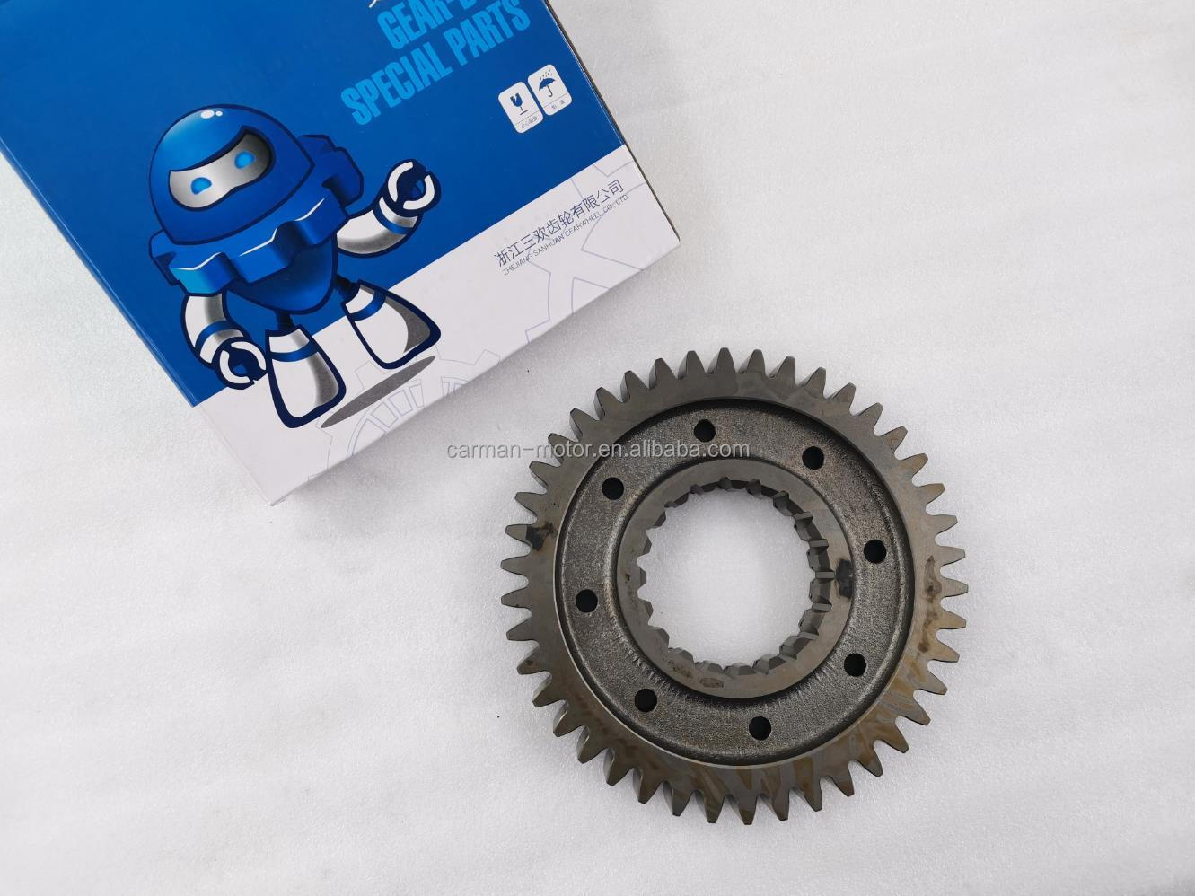 199012340021 27*57 teeth Sinotruk Howo Shacman Delong front drive 5.73 alex Internal ring gear bracket for replace/repair