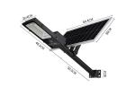 Waterproof 3000K 60W LED Solar Street Lights