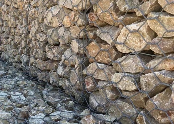 2x1x1m Galfan Gabion Basket Retaining Wall 3.4mm