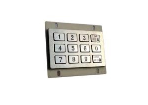Wholesale Waterproof 4 x 3 Layout Industrial Keypad Blue LED Light For Security Enter from china suppliers