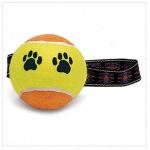2.5inch pet tennis ball with rope string