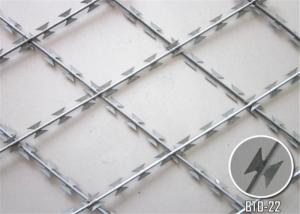 Wholesale Anti Climbing Security Fence BTO-22 Diamond Razor Mesh from china suppliers