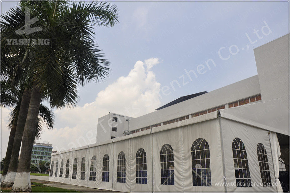 30M Outdoor Warehouse Tents Temporary Storage Structures With Sliding Door