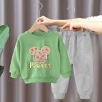 Boys And Girls Children'S Long Sleeve Set Cartoon Pattern
