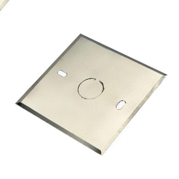 Square Anticorrosion Electrical Box Cover Plate Metal Stainless Steel For