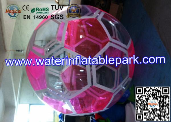 PVC Inflatable Water Ball , Outdoor Inflatable Football with Fun